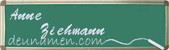 Anne Ziehmann Visitenkarte